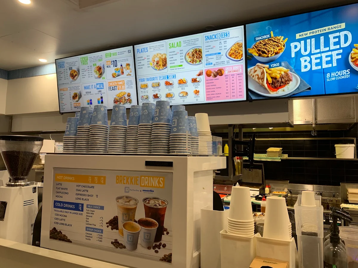 Menu, The Yiros Shop - South Brisbane