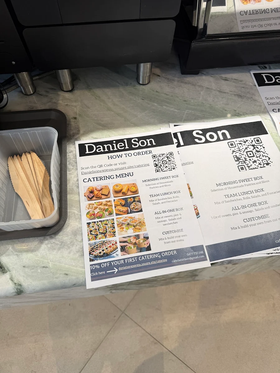 Menu, Daniel Son Express