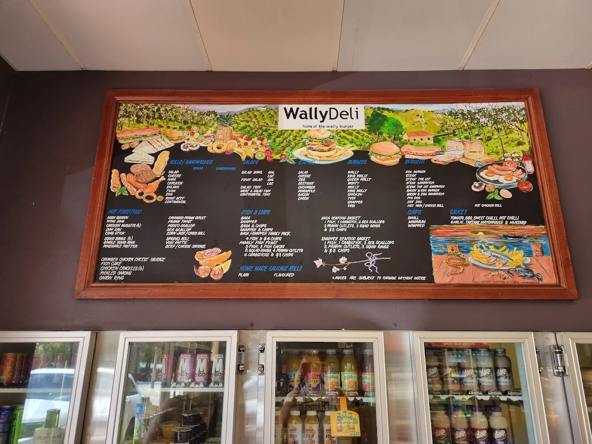 Menu, Walliston Continental Deli