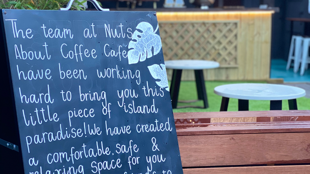 Menu, Nuts About Coffee