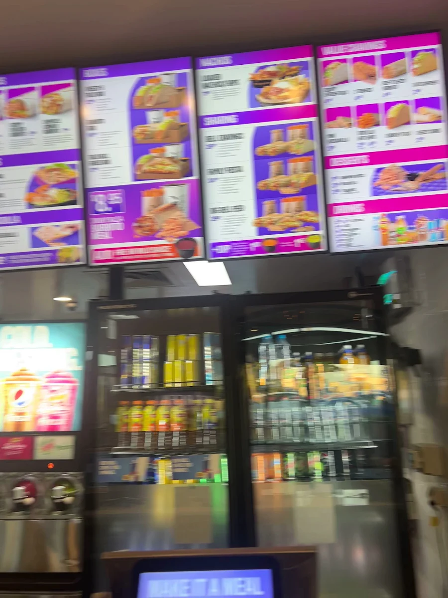 Menu, Taco Bell Morayfield