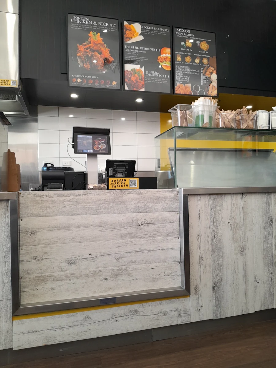 Menu, Golden Carriage Korean Fried Chicken