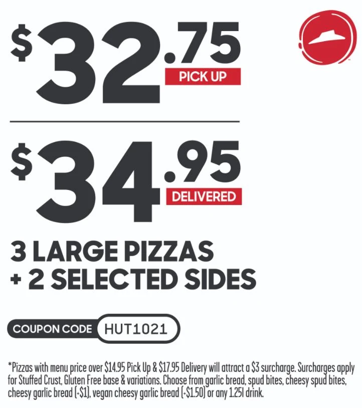 Menu, Pizza Hut™ Ashgrove