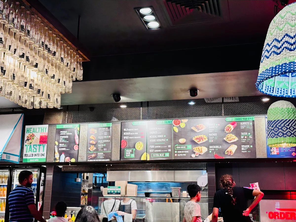 Menu, Mad Mex Blacktown