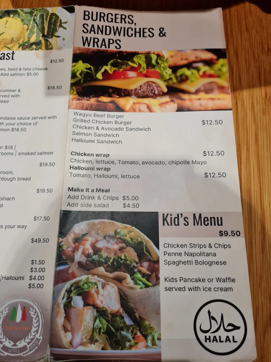 Menu, Pastaccino