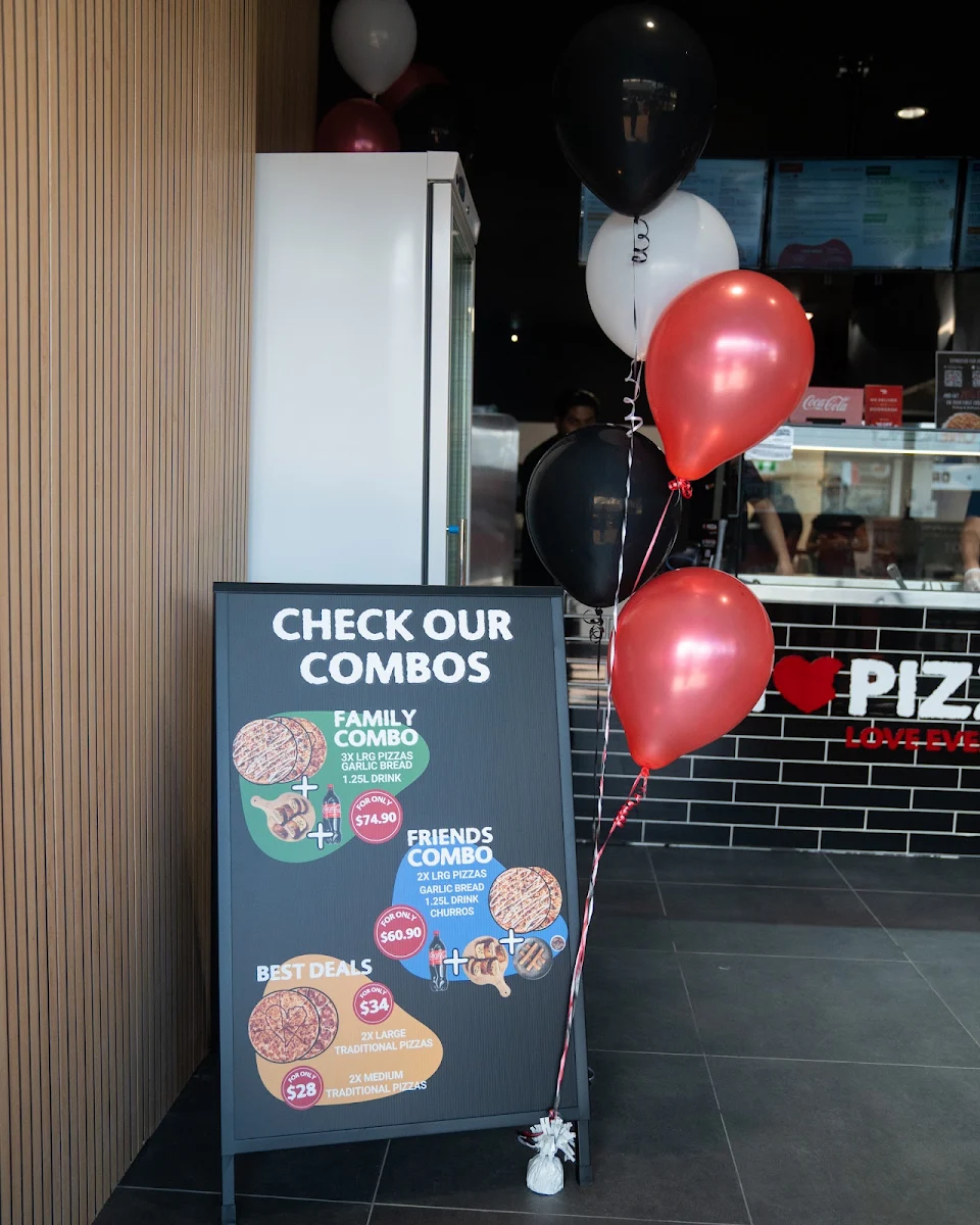Menu, I Love Pizza Woy Woy