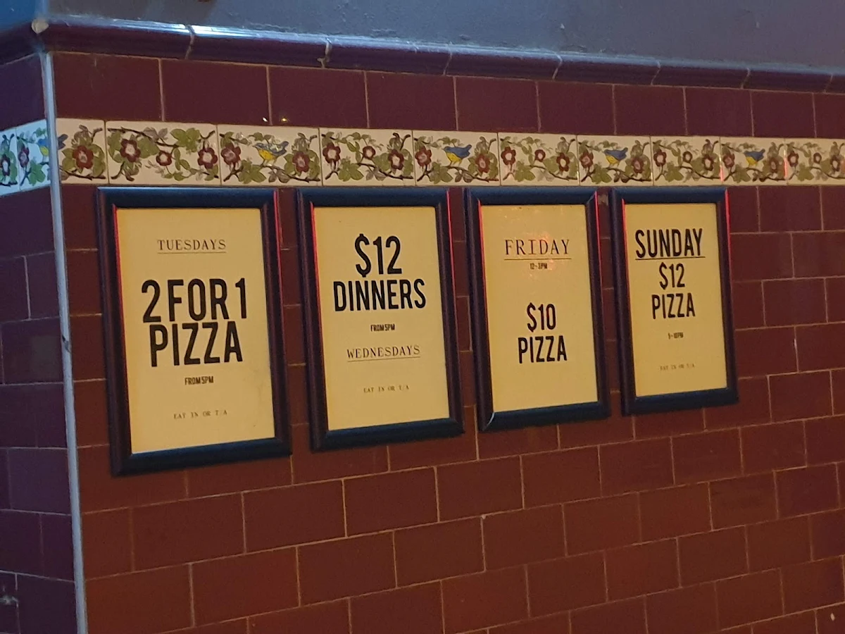Menu, Angry Tony's Pizza Darlington