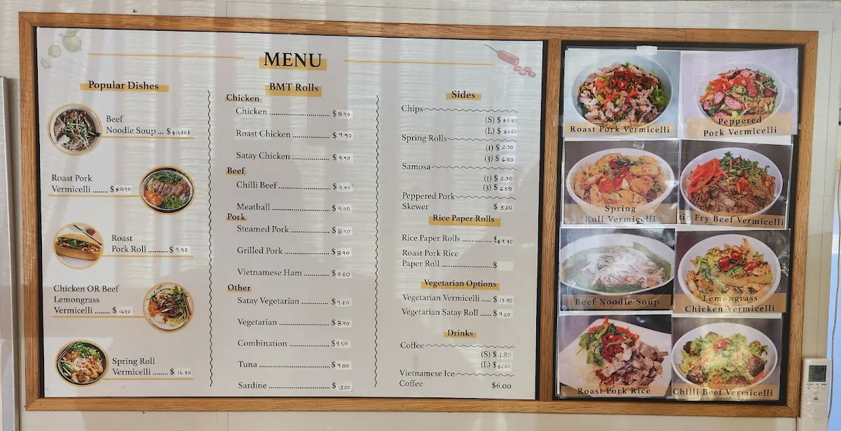 Menu, Banh Mi Thit Phuong Nga