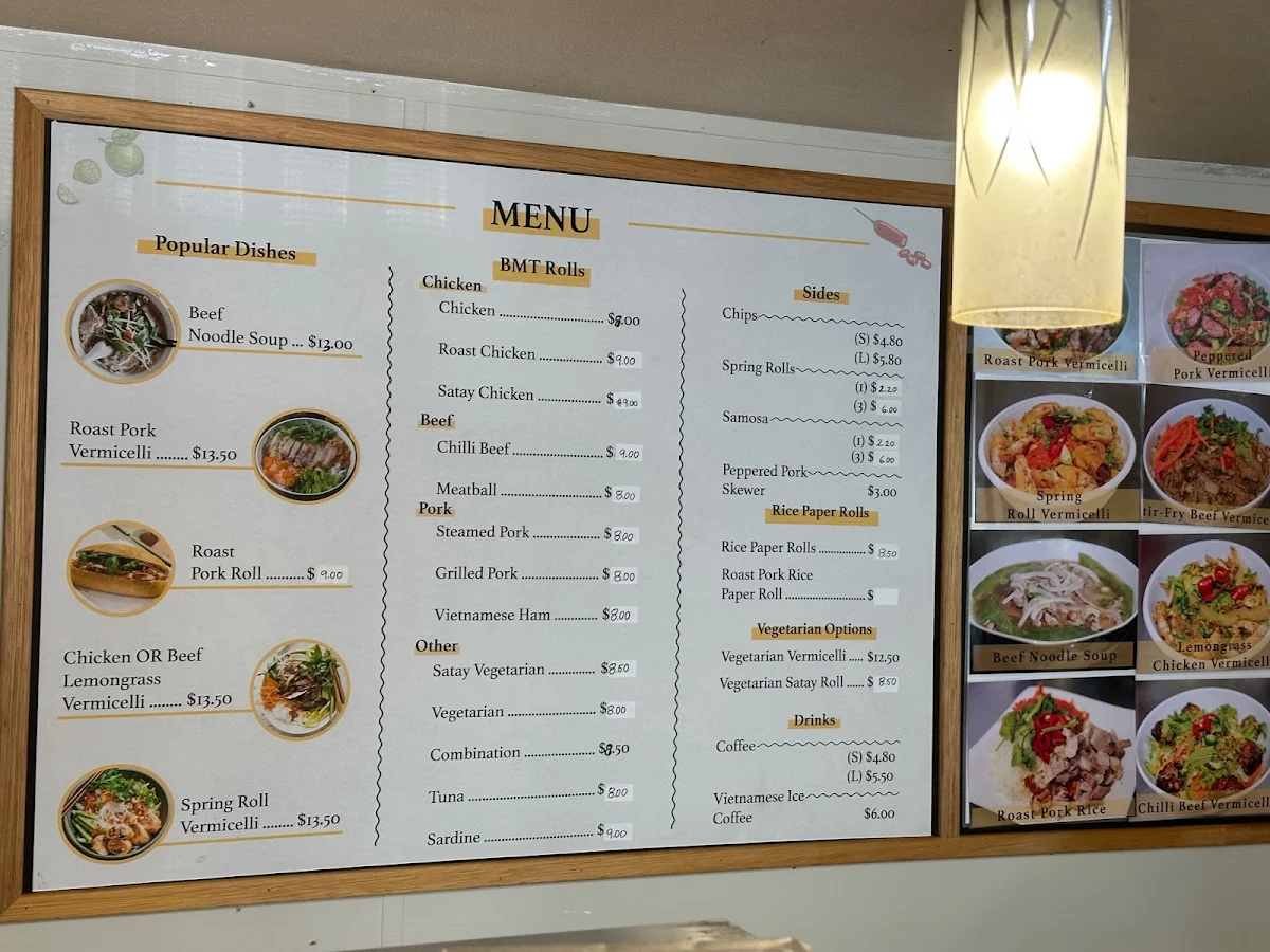Menu, Banh Mi Thit Phuong Nga
