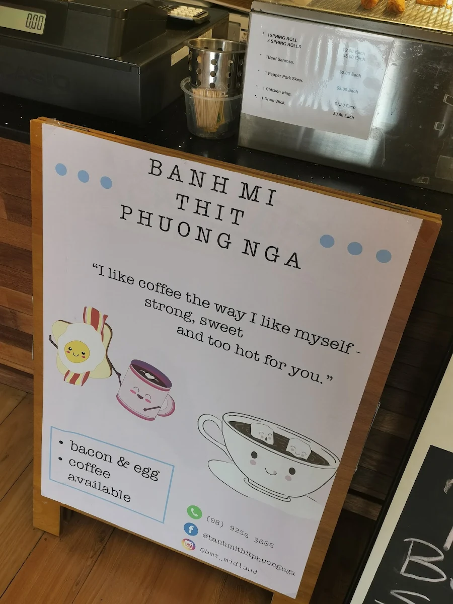 Menu, Banh Mi Thit Phuong Nga
