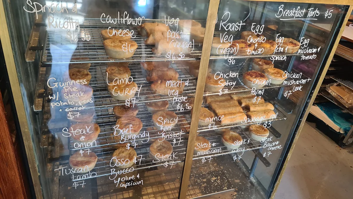 Menu, Prahran Bakery