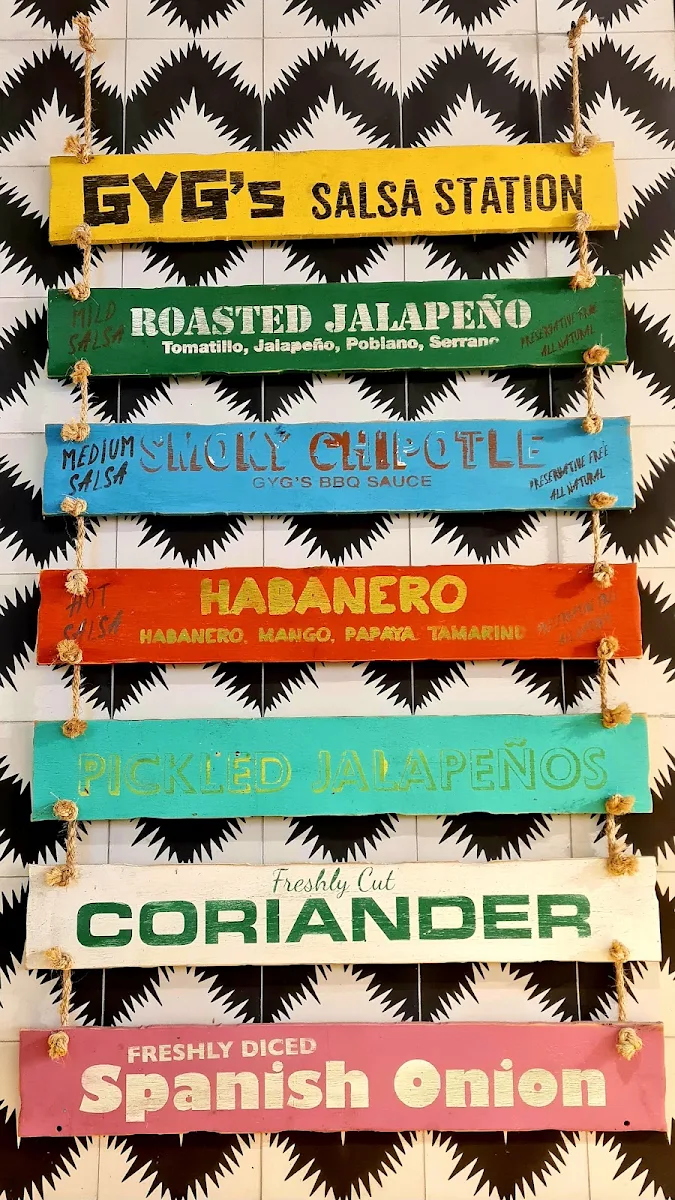 Menu, Guzman y Gomez - Castle Towers