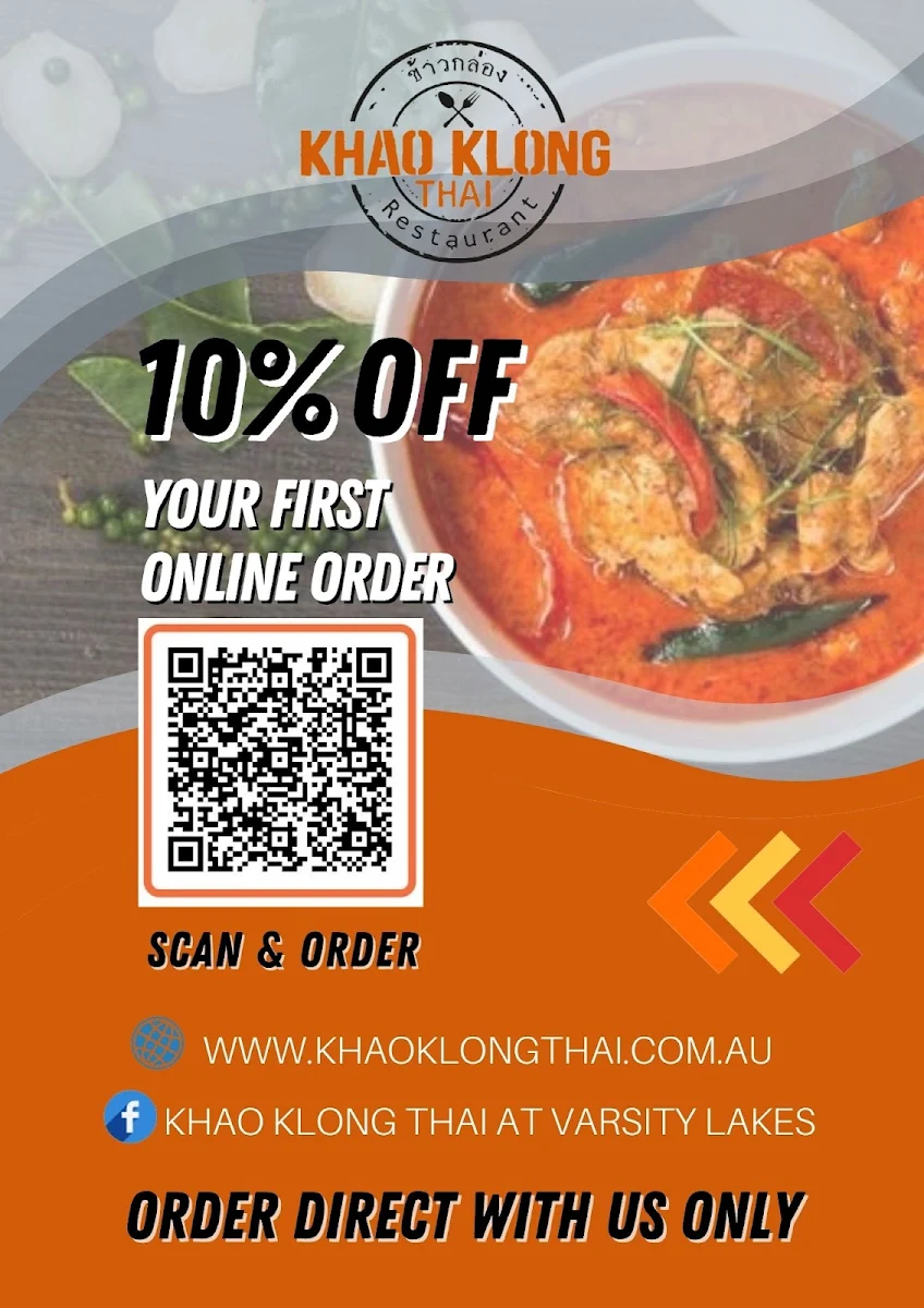 Menu, Khao Klong Thai
