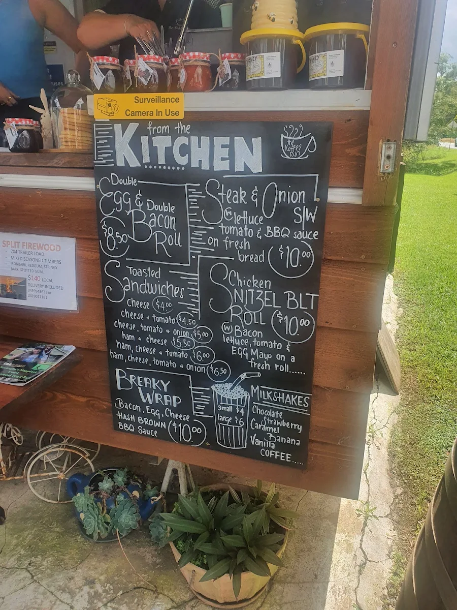 Menu, The Koffee Run