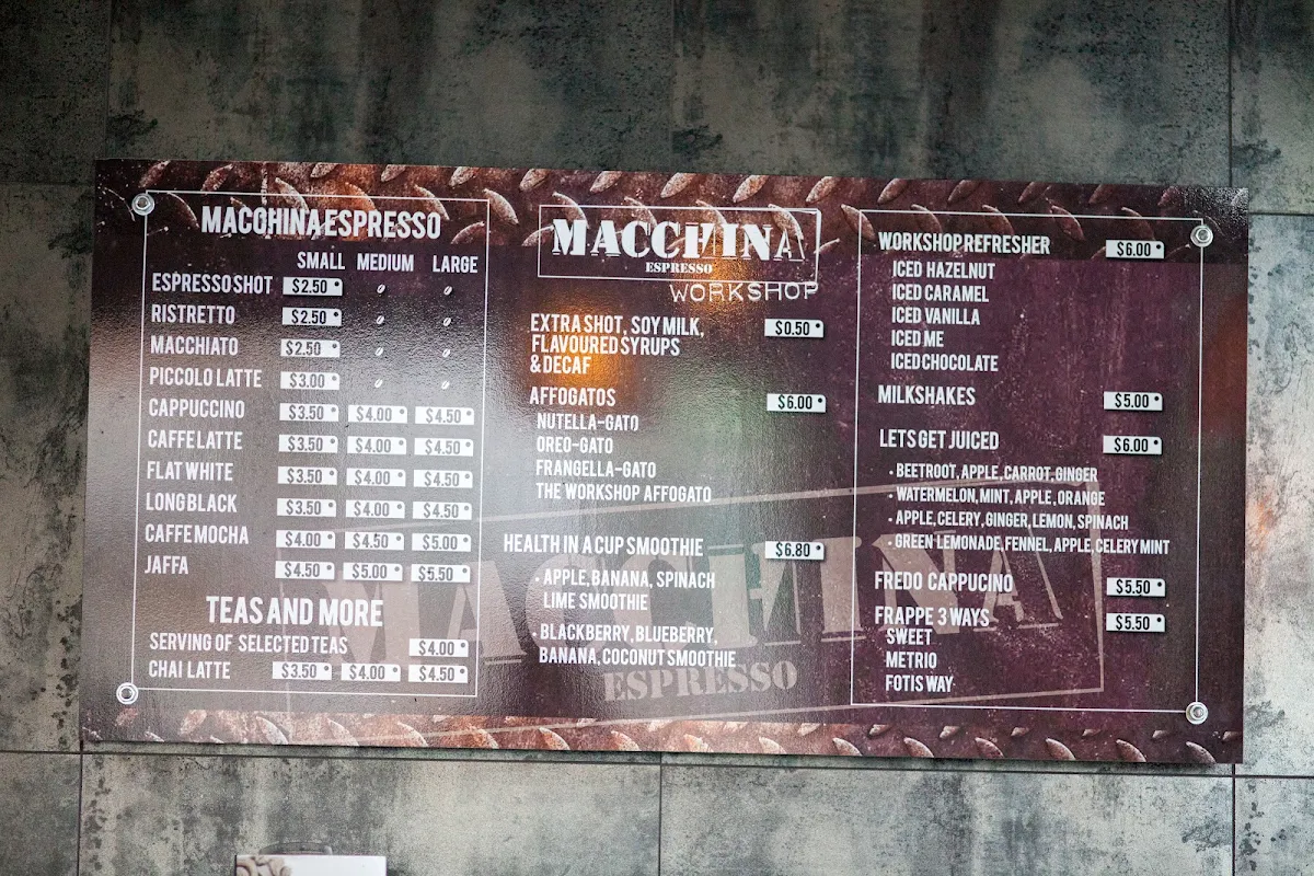 Menu, St Paul and Co