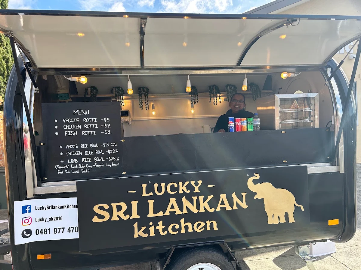 Menu, Lucky Sri-Lankan Kitchen