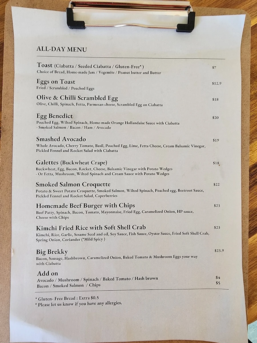 Menu photo 1