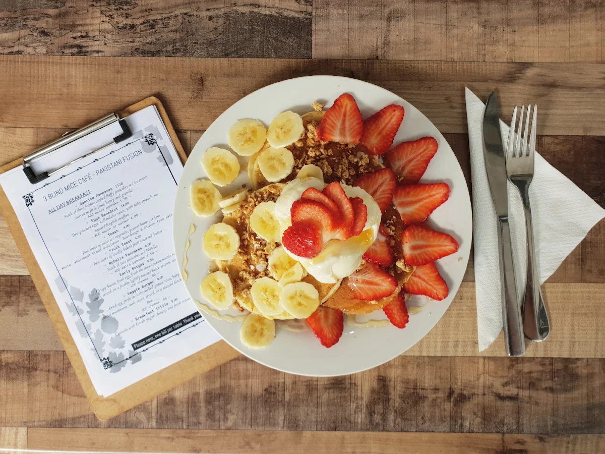 Menu, 3 Blind Mice Cafe