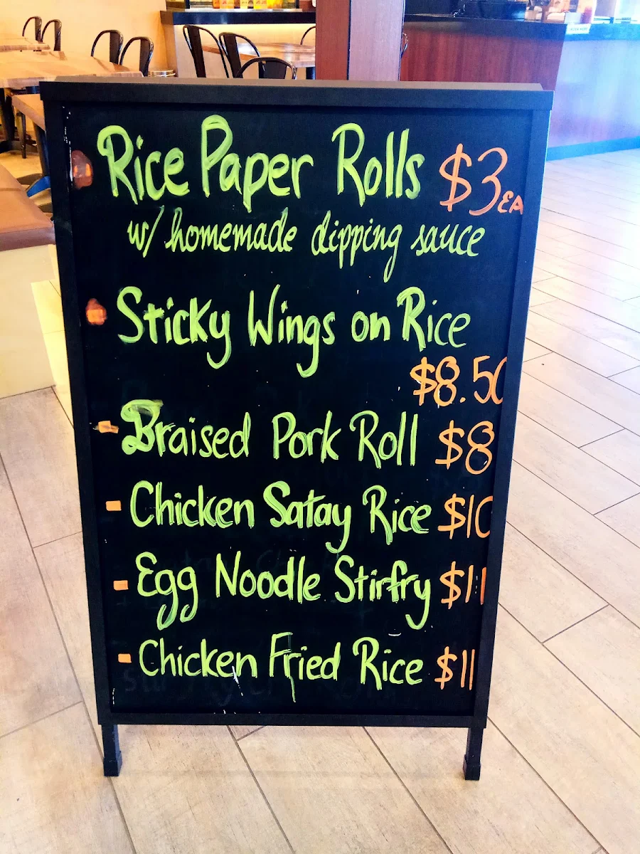 Menu, Bundy Viet's Taste