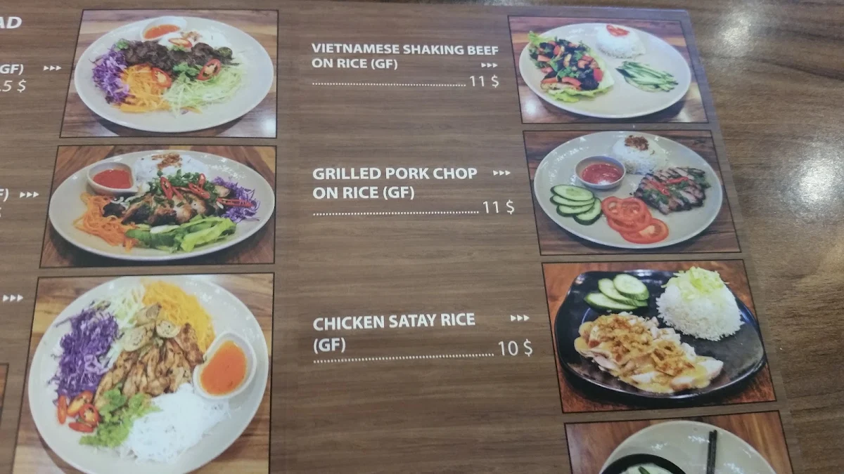 Menu, Bundy Viet's Taste