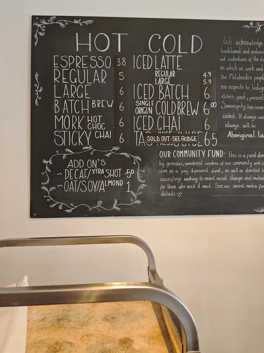 Menu, Poolish & Co.