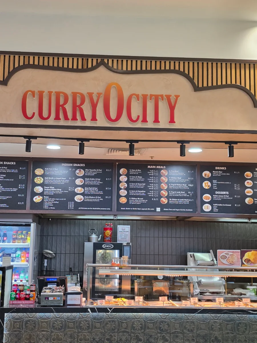 Menu, Curryocity Authentic Indian Restaurant