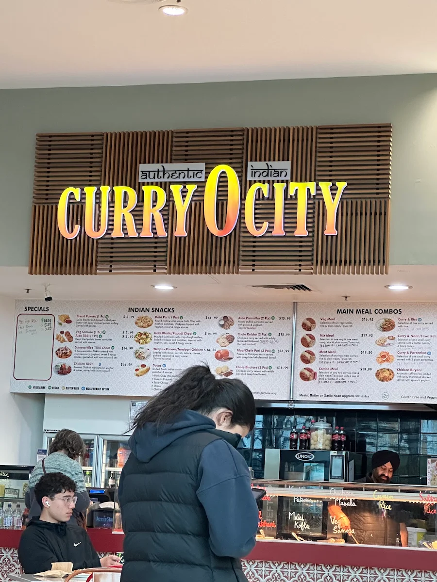 Menu, Curryocity Authentic Indian Restaurant