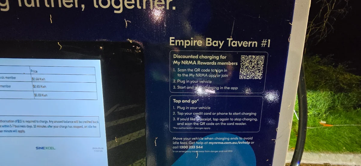 Menu, Empire Bay Tavern
