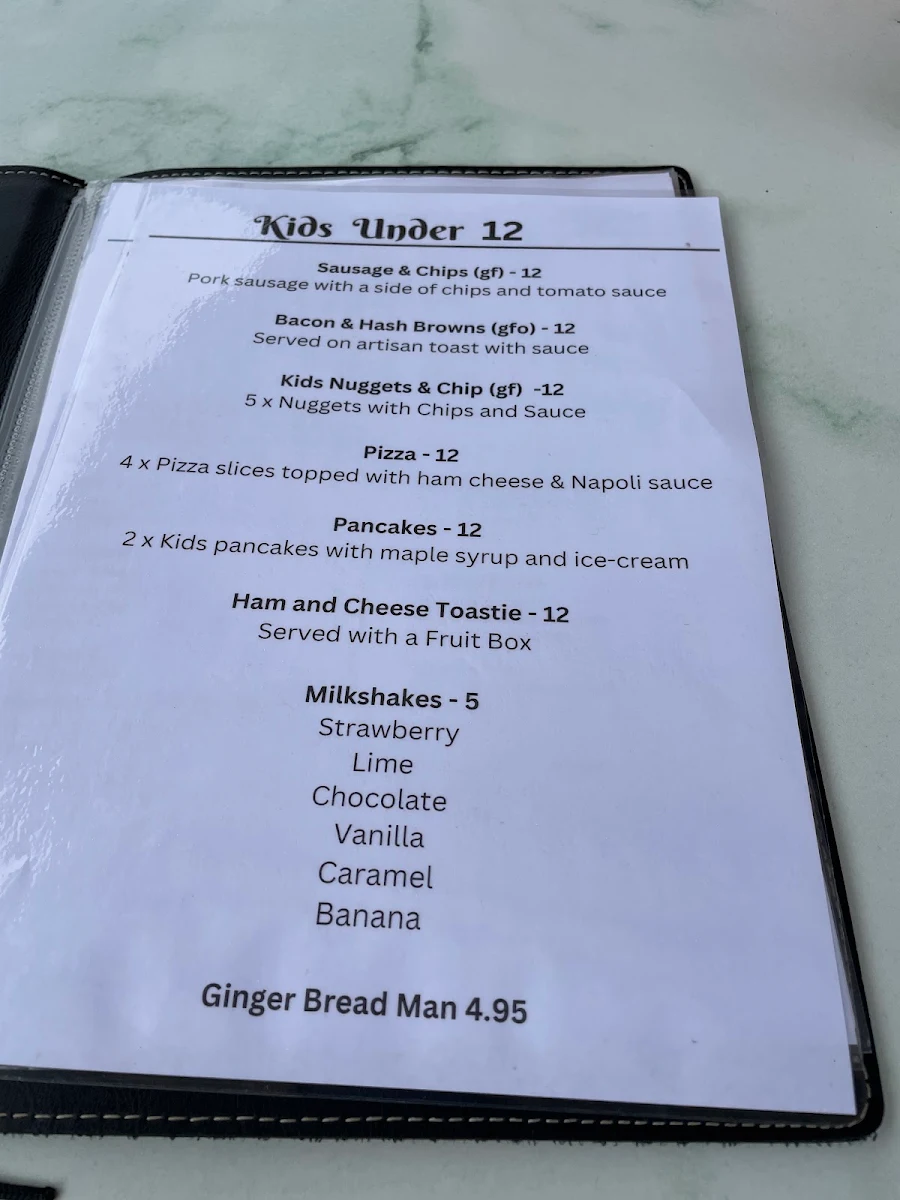 Menu, Baaia
