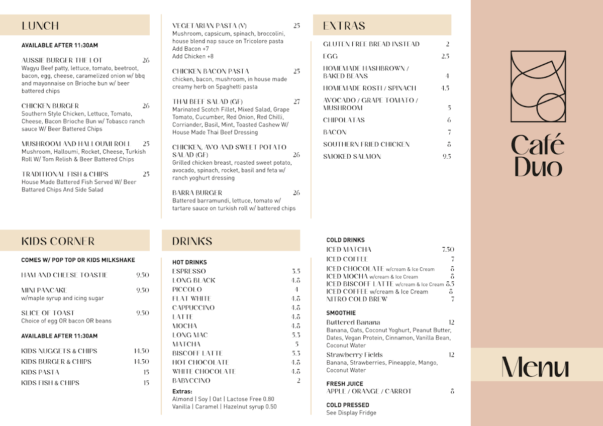 Menu photo 1