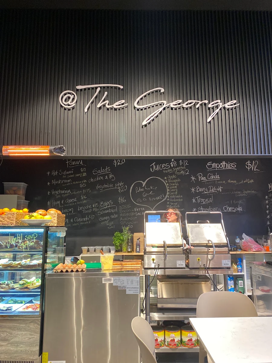 Menu, @ The George