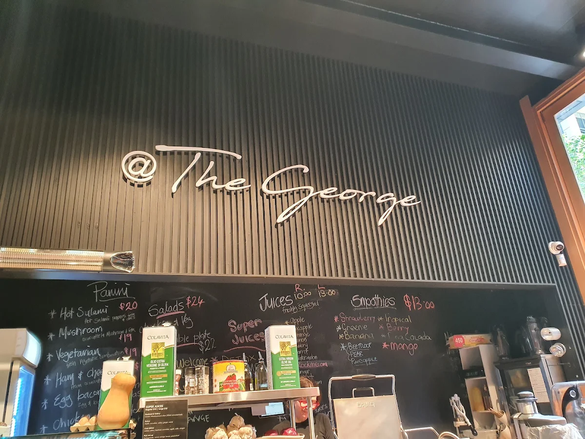 Menu, @ The George