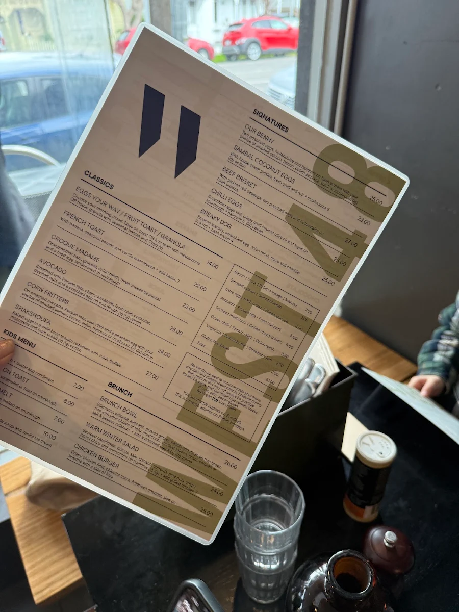 Menu, West 48