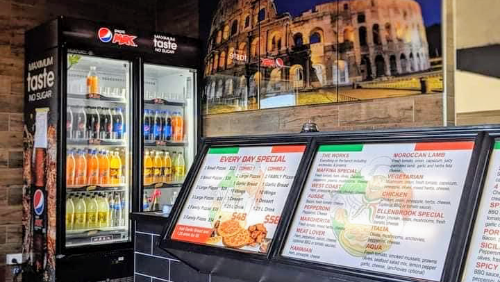 Menu, Maffina Pizza
