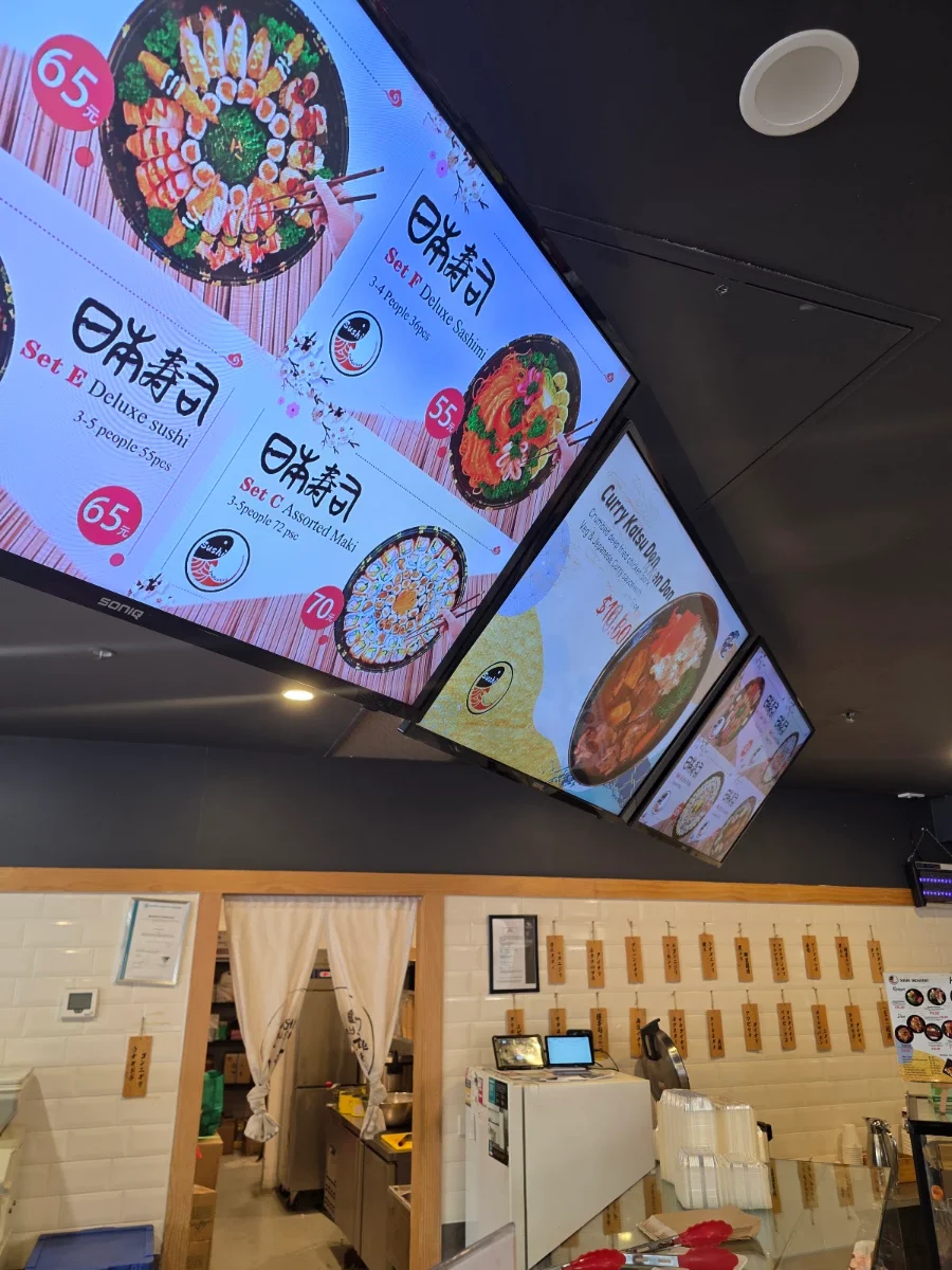 Menu, Sushi Industry