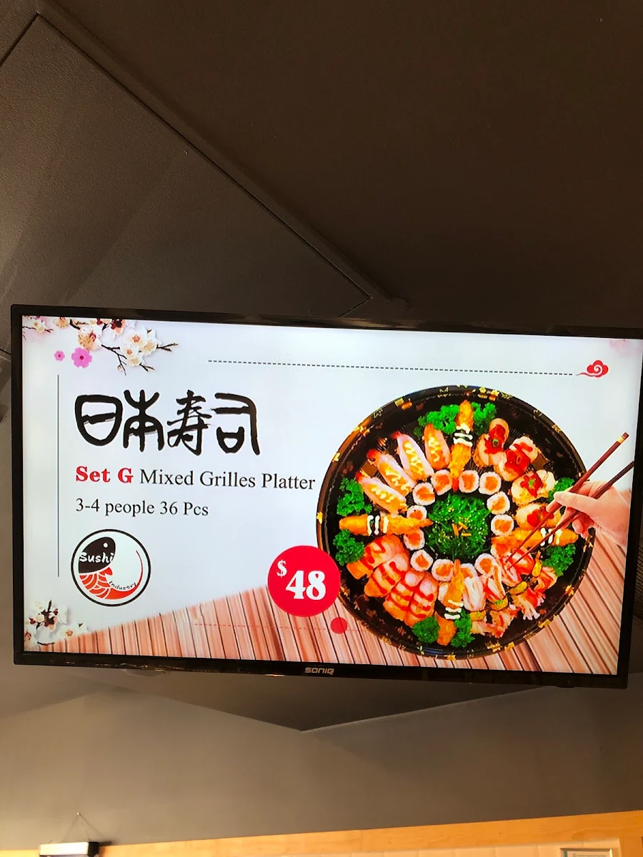 Menu, Sushi Industry