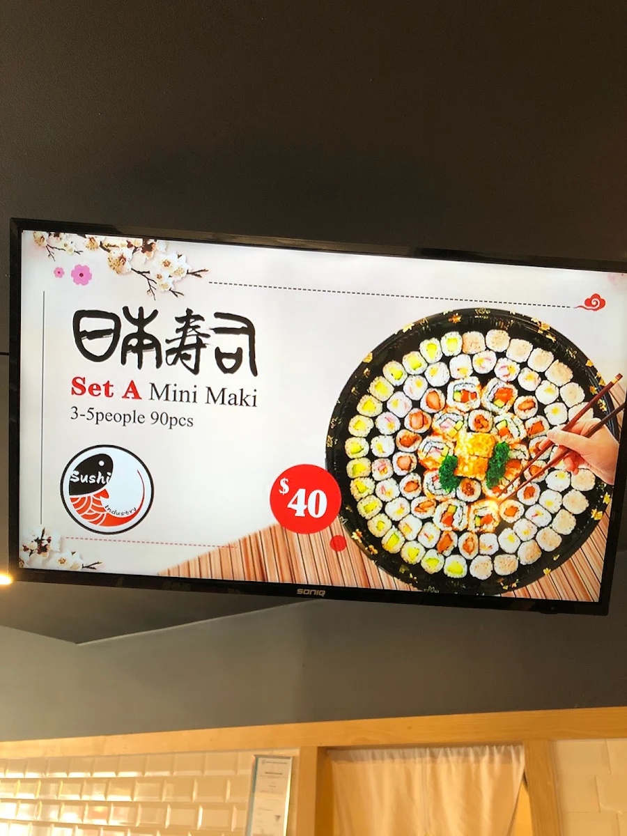 Menu, Sushi Industry