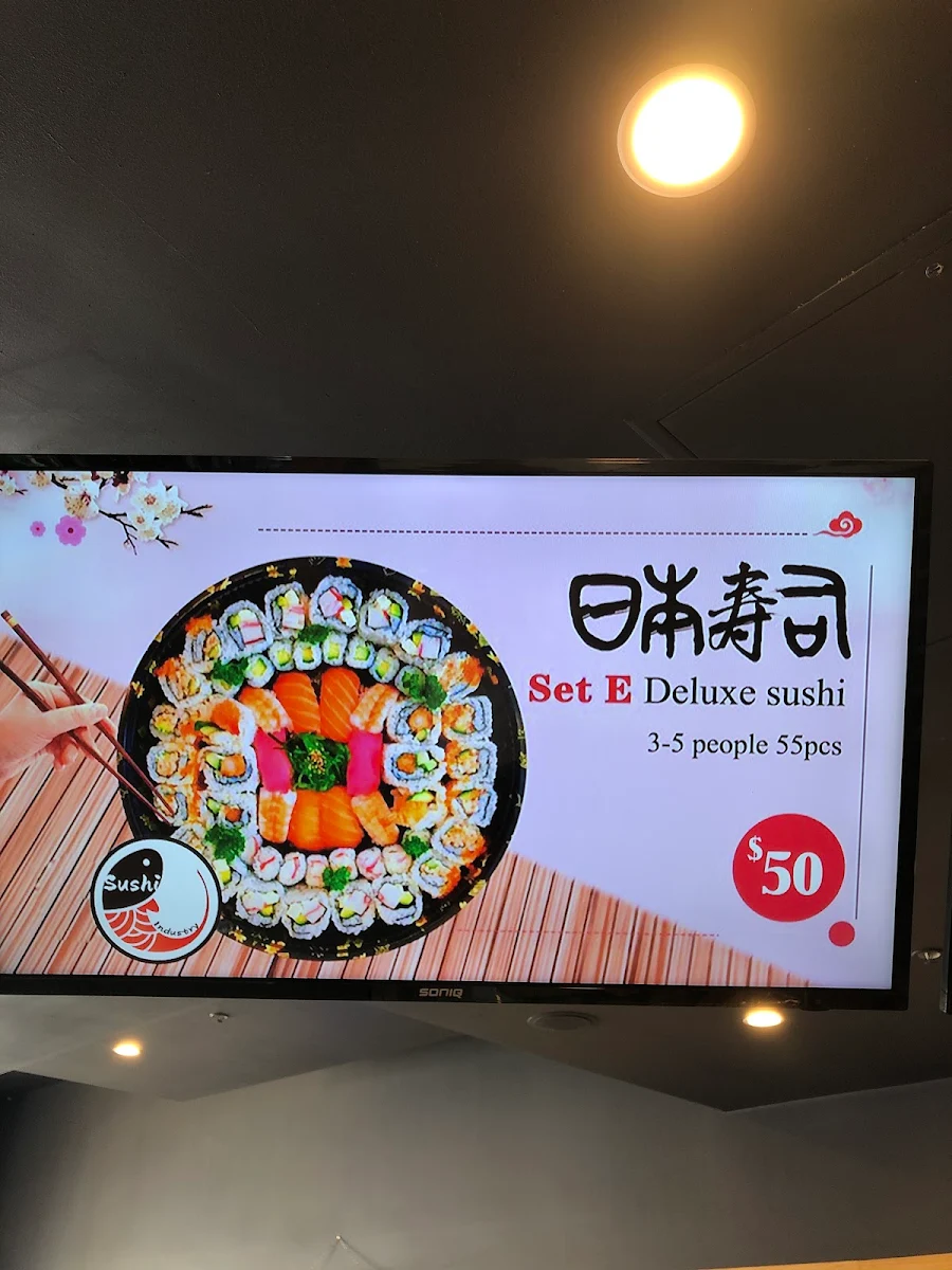 Menu, Sushi Industry