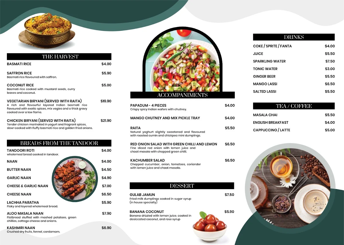 Menu, Chachaa Bhatija