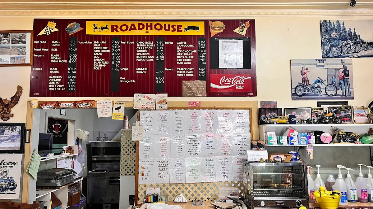 Menu, Road Kill Grillz
