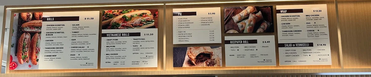 Menu, Hong Hot Bread