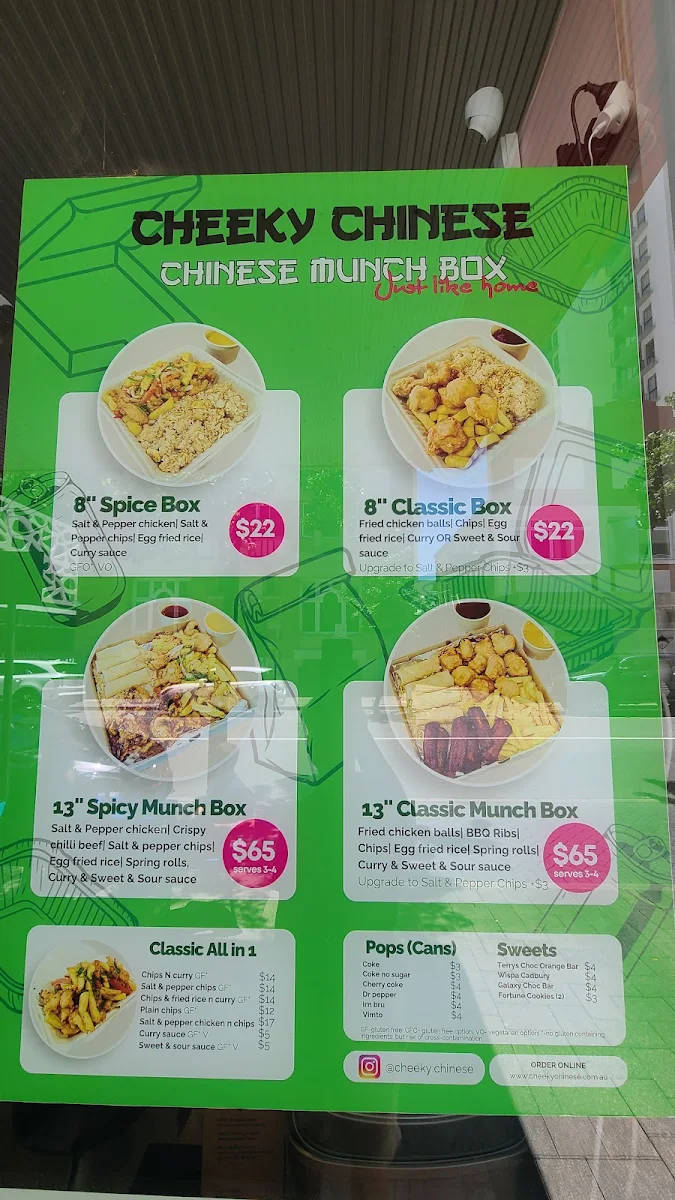 Menu, Lucky Cat Asian Kitchen