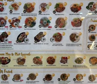 Menu, Bunn Mee & Pho Waverley Gardens Shopping Centre
