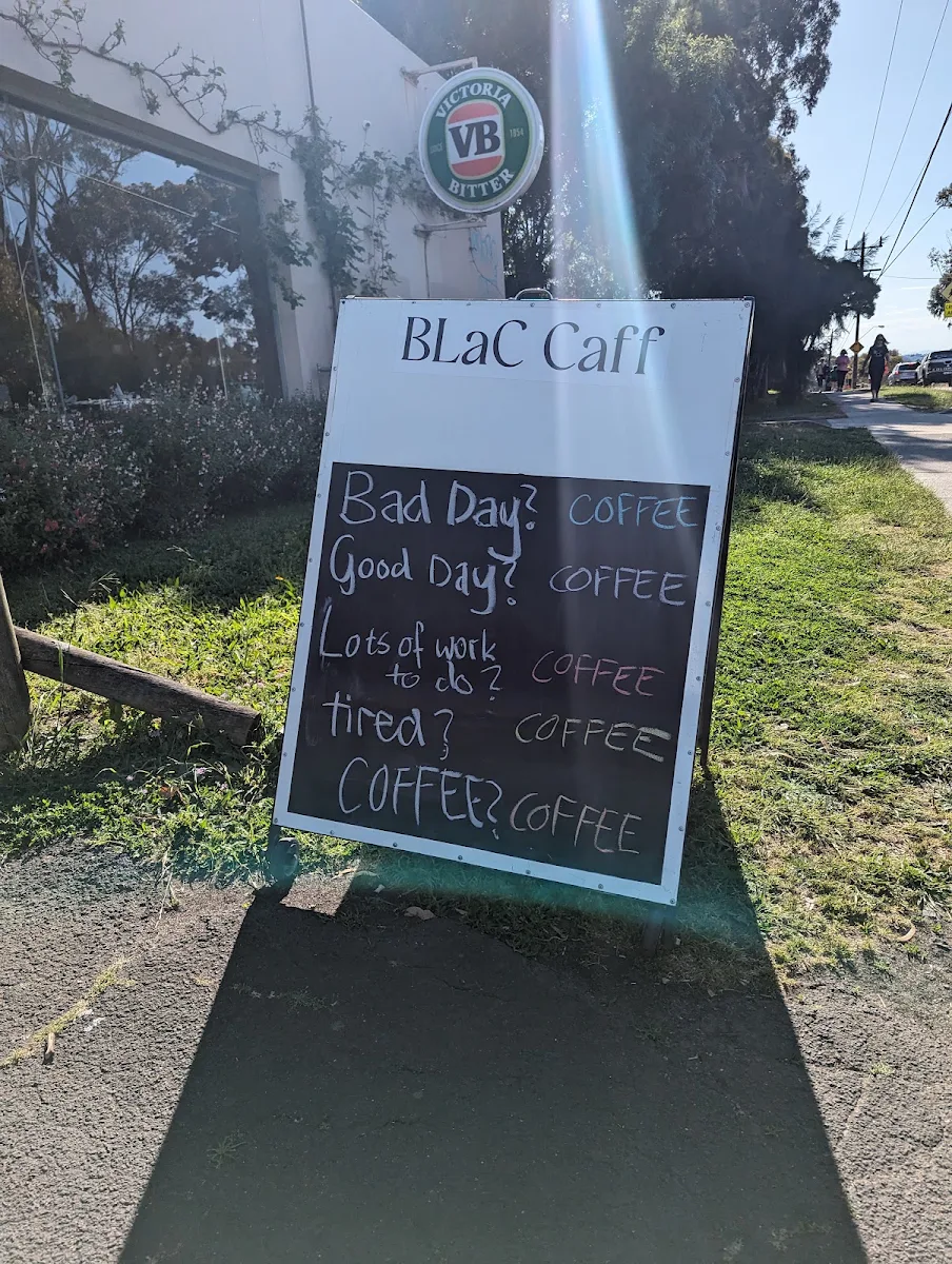 Menu, BLaC Caff