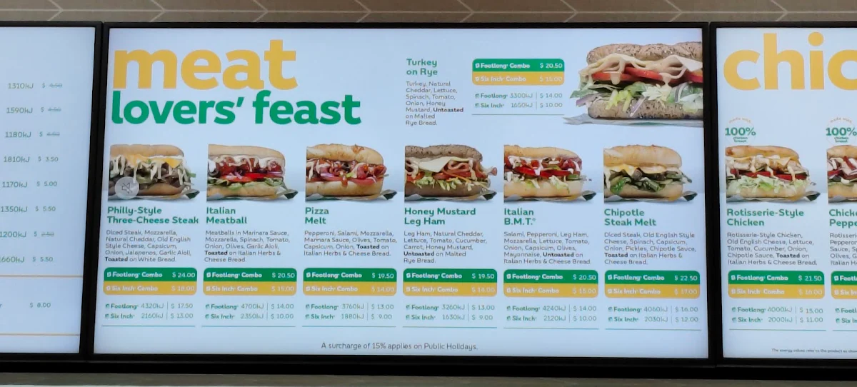 Menu, Ai Sushi