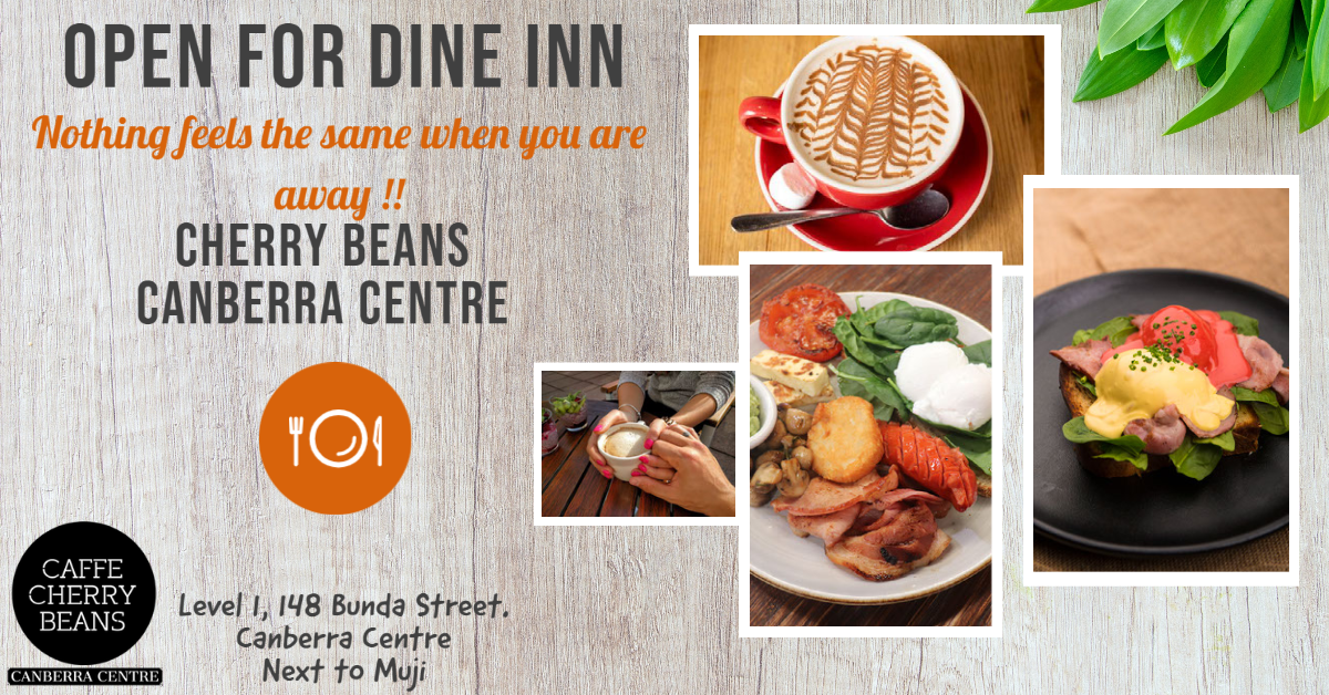 Menu, Caffe Cherry Beans - Civic