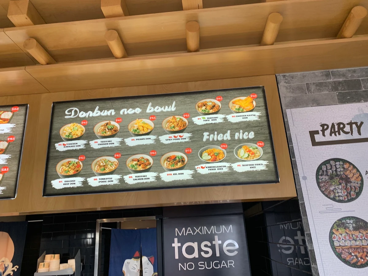 Menu, Asuka Japanese Kitchen (Jamisontown)