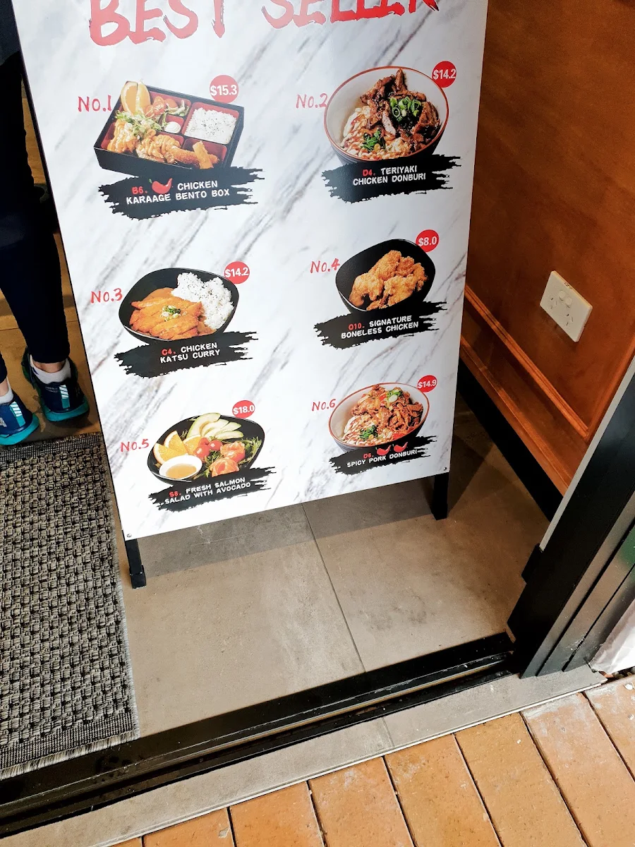 Menu, Asuka Japanese Kitchen (Jamisontown)