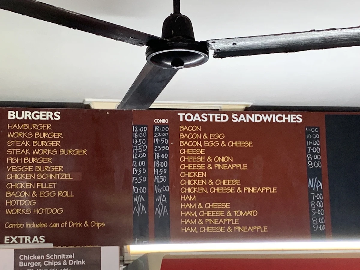 Menu, Miami Takeaway