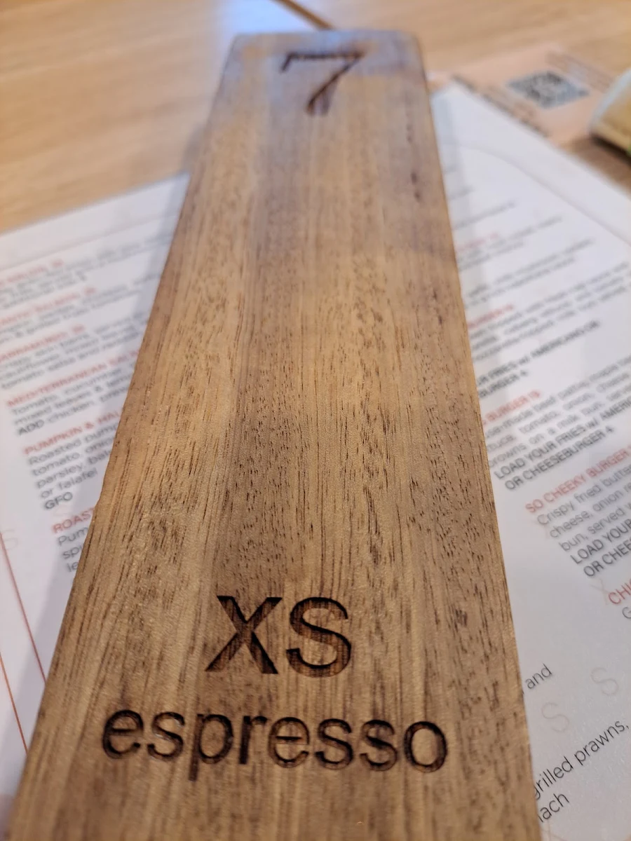 Menu, XS Espresso Chullora